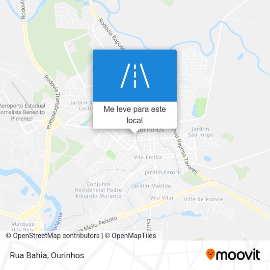 Rua Bahia mapa
