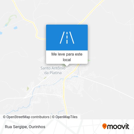 Rua Sergipe mapa