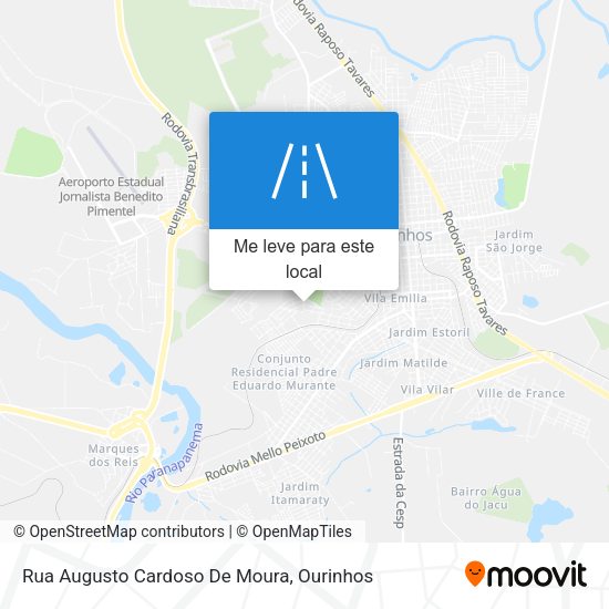 Rua Augusto Cardoso De Moura mapa