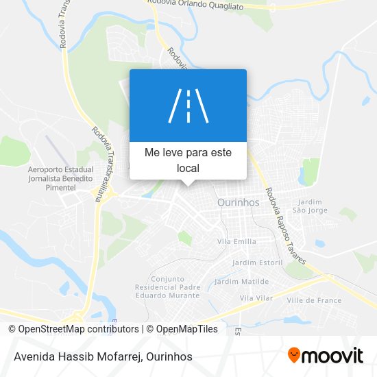 Avenida Hassib Mofarrej mapa