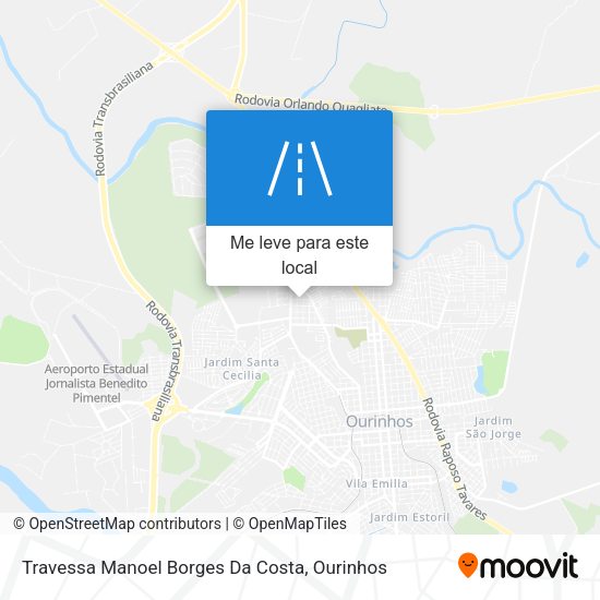 Travessa Manoel Borges Da Costa mapa
