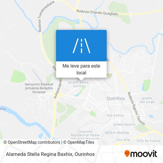 Alameda Stella Regina Baxhix mapa
