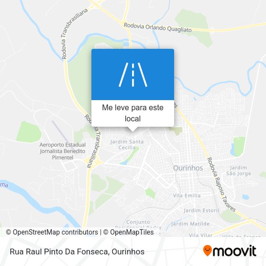 Rua Raul Pinto Da Fonseca mapa