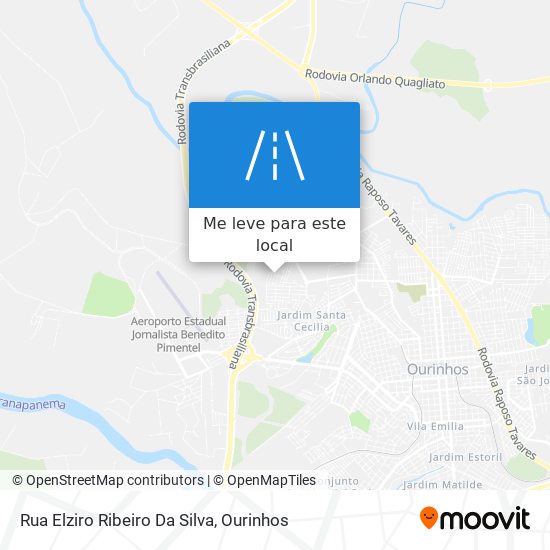 Rua Elziro Ribeiro Da Silva mapa