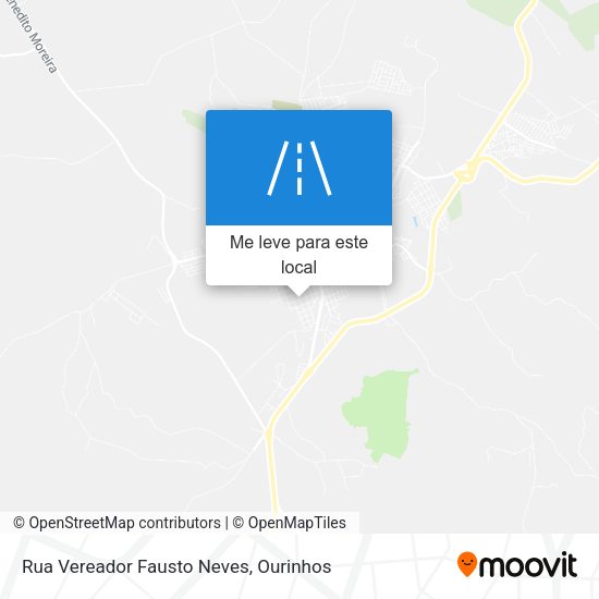 Rua Vereador Fausto Neves mapa
