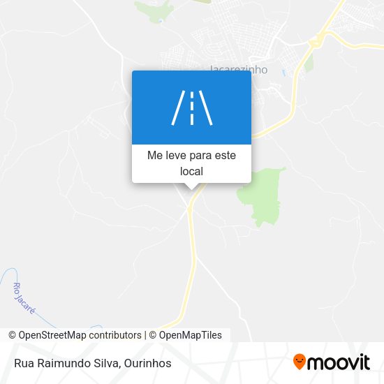 Rua Raimundo Silva mapa