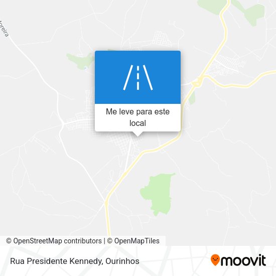 Rua Presidente Kennedy mapa