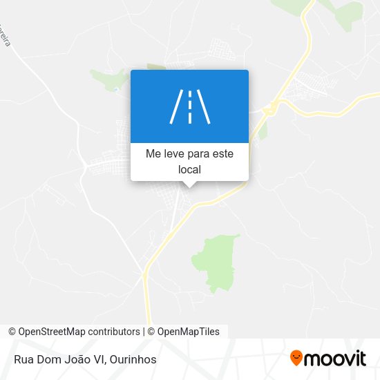 Rua Dom João VI mapa