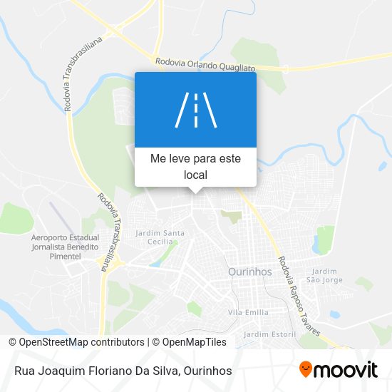 Rua Joaquim Floriano Da Silva mapa