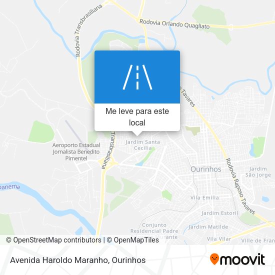 Avenida Haroldo Maranho mapa