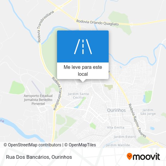 Rua Dos Bancários mapa