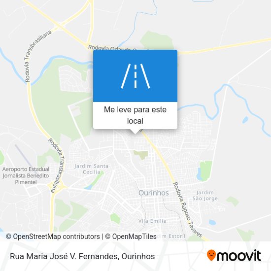 Rua Maria José V. Fernandes mapa