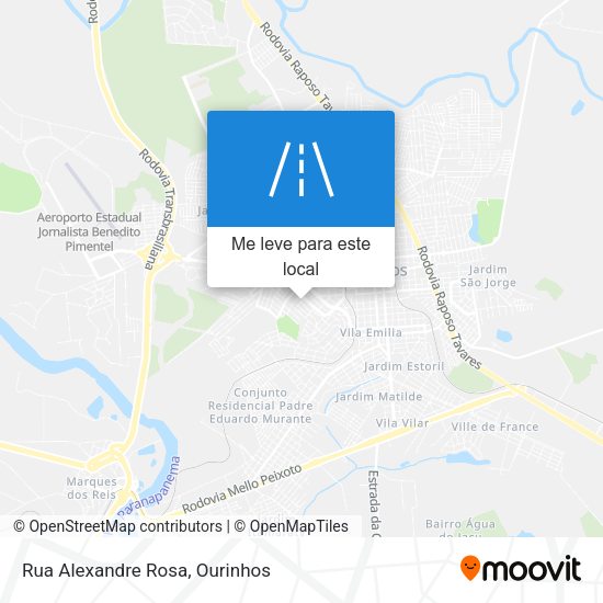 Rua Alexandre Rosa mapa