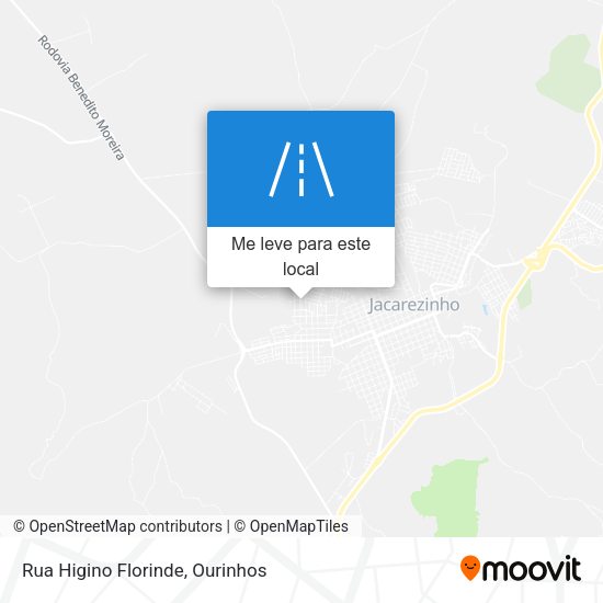 Rua Higino Florinde mapa