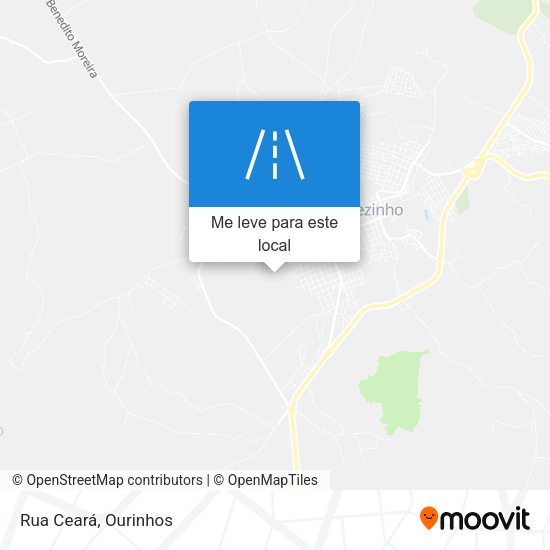 Rua Ceará mapa
