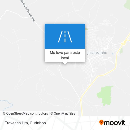 Travessa Um mapa