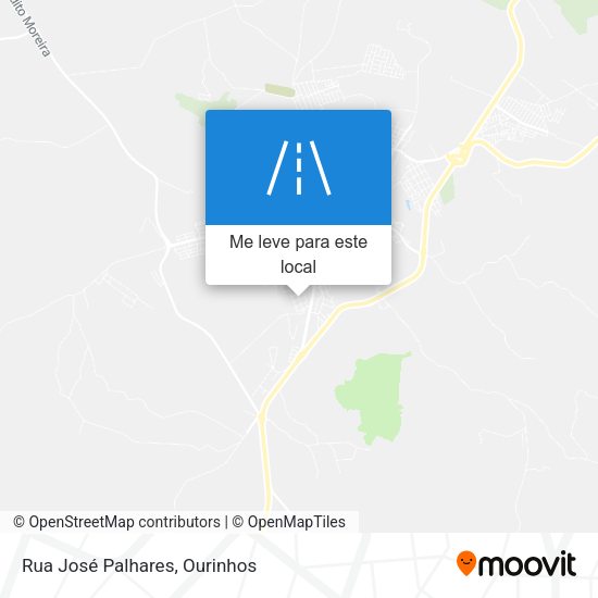 Rua José Palhares mapa