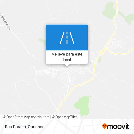 Rua Paraná mapa