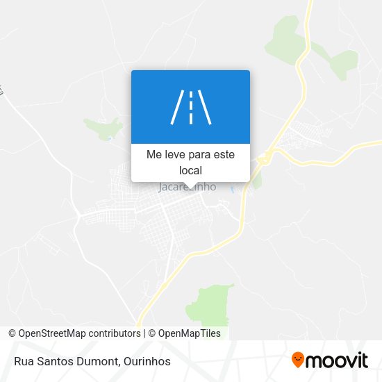Rua Santos Dumont mapa