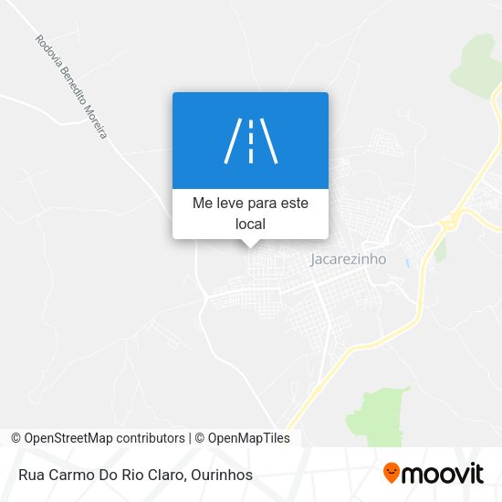 Rua Carmo Do Rio Claro mapa