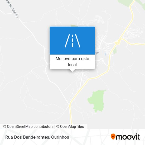 Rua Dos Bandeirantes mapa