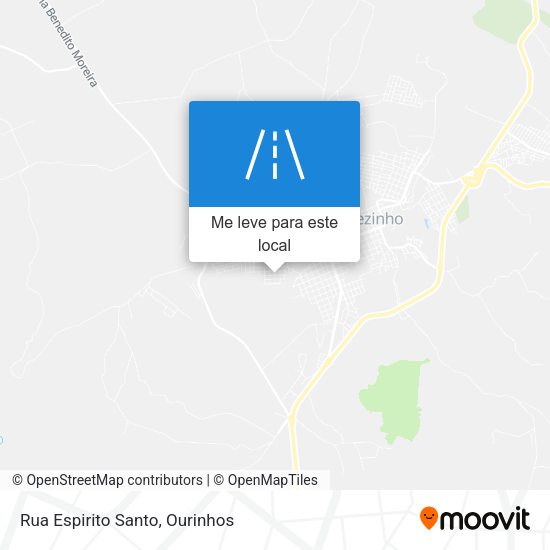 Rua Espirito Santo mapa