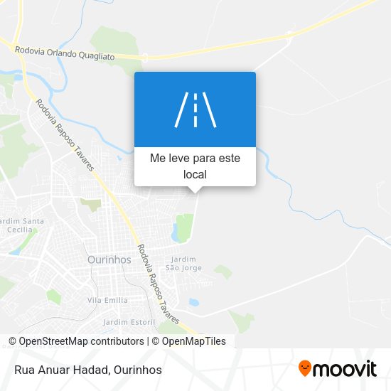 Rua Anuar Hadad mapa