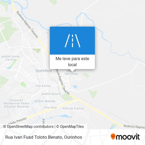 Rua Ivan Fuad Toloto Benato mapa