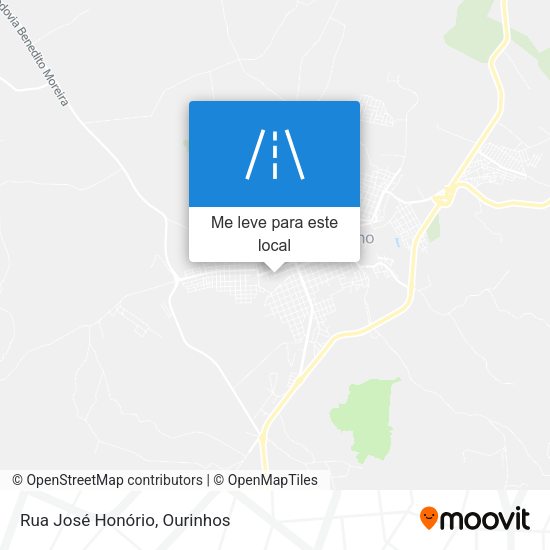 Rua José Honório mapa