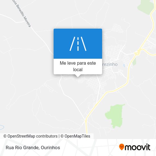 Rua Rio Grande mapa