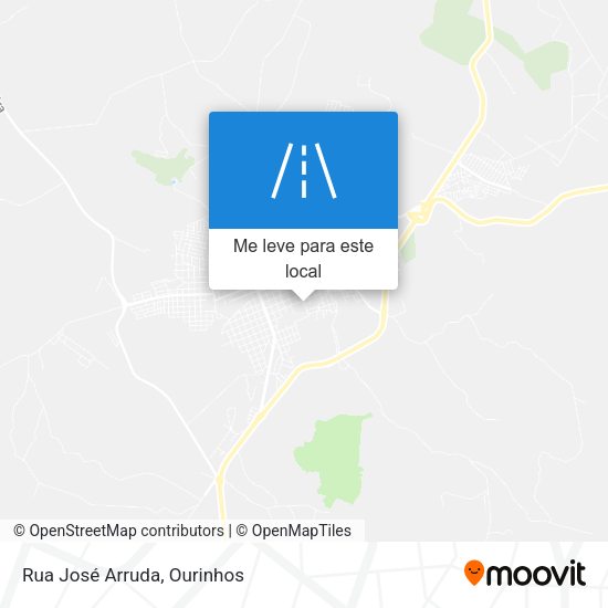 Rua José Arruda mapa