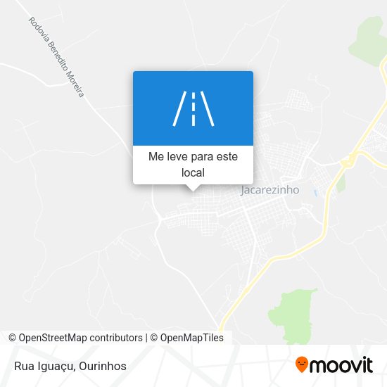 Rua Iguaçu mapa