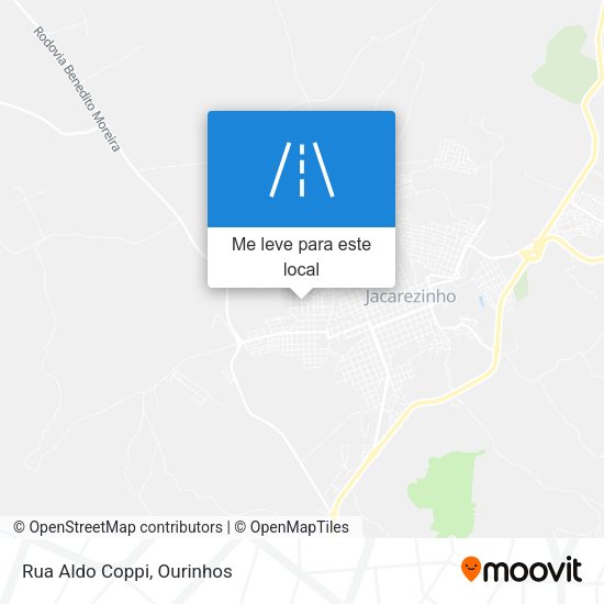 Rua Aldo Coppi mapa