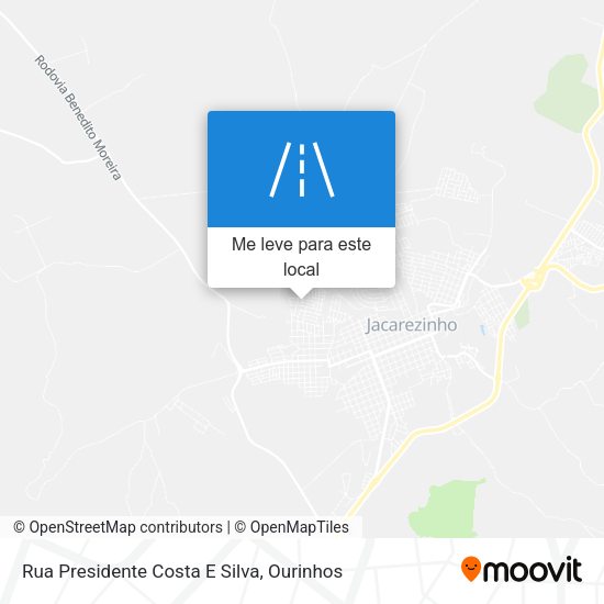 Rua Presidente Costa E Silva mapa