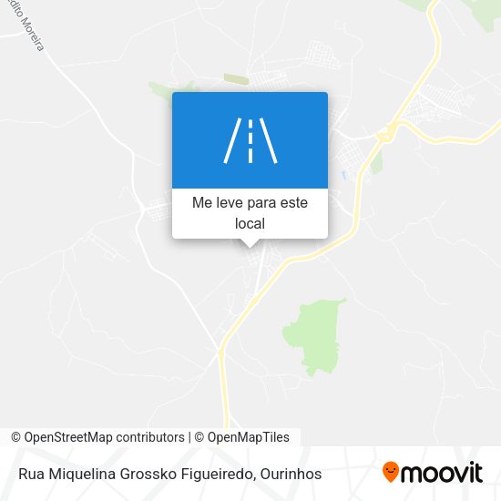 Rua Miquelina Grossko Figueiredo mapa