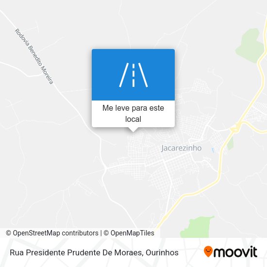 Rua Presidente Prudente De Moraes mapa