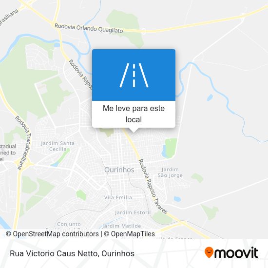 Rua Victorio Caus Netto mapa