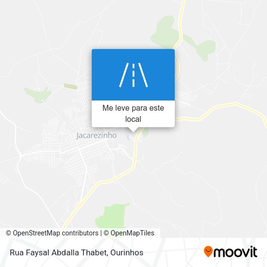 Rua Faysal Abdalla Thabet mapa