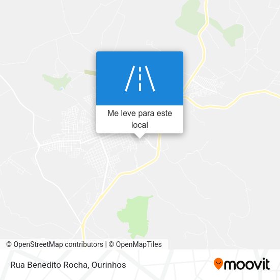 Rua Benedito Rocha mapa