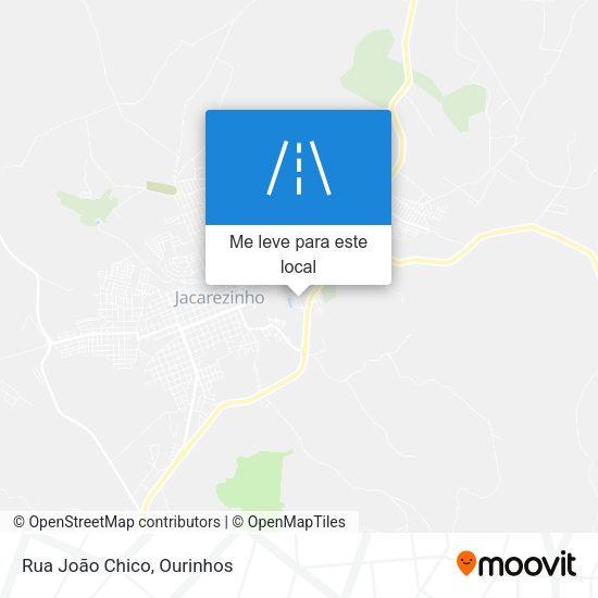 Rua João Chico mapa
