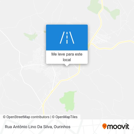 Rua Antônio Lino Da Silva mapa