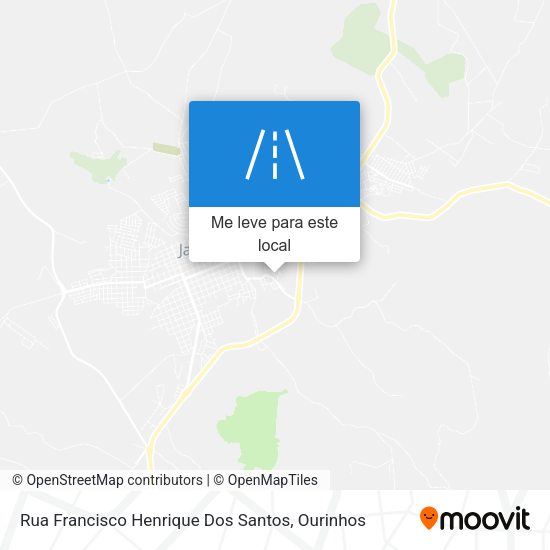 Rua Francisco Henrique Dos Santos mapa