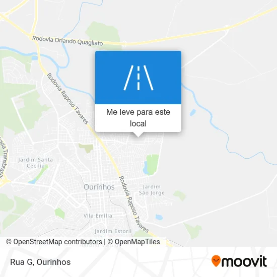 Rua G mapa