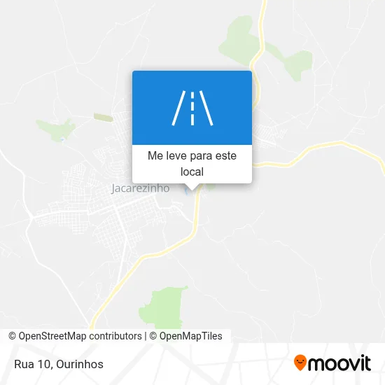 Rua 10 mapa