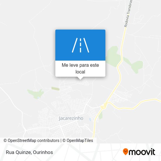 Rua Quinze mapa