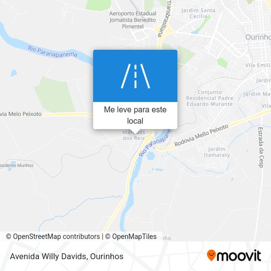 Avenida Willy Davids mapa