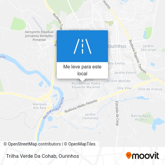Trilha Verde Da Cohab mapa
