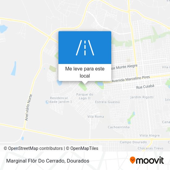 Marginal Flôr Do Cerrado mapa