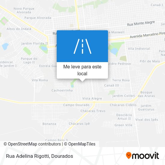 Rua Adelina Rigotti mapa