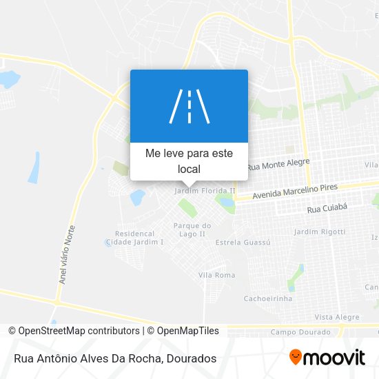 Rua Antônio Alves Da Rocha mapa